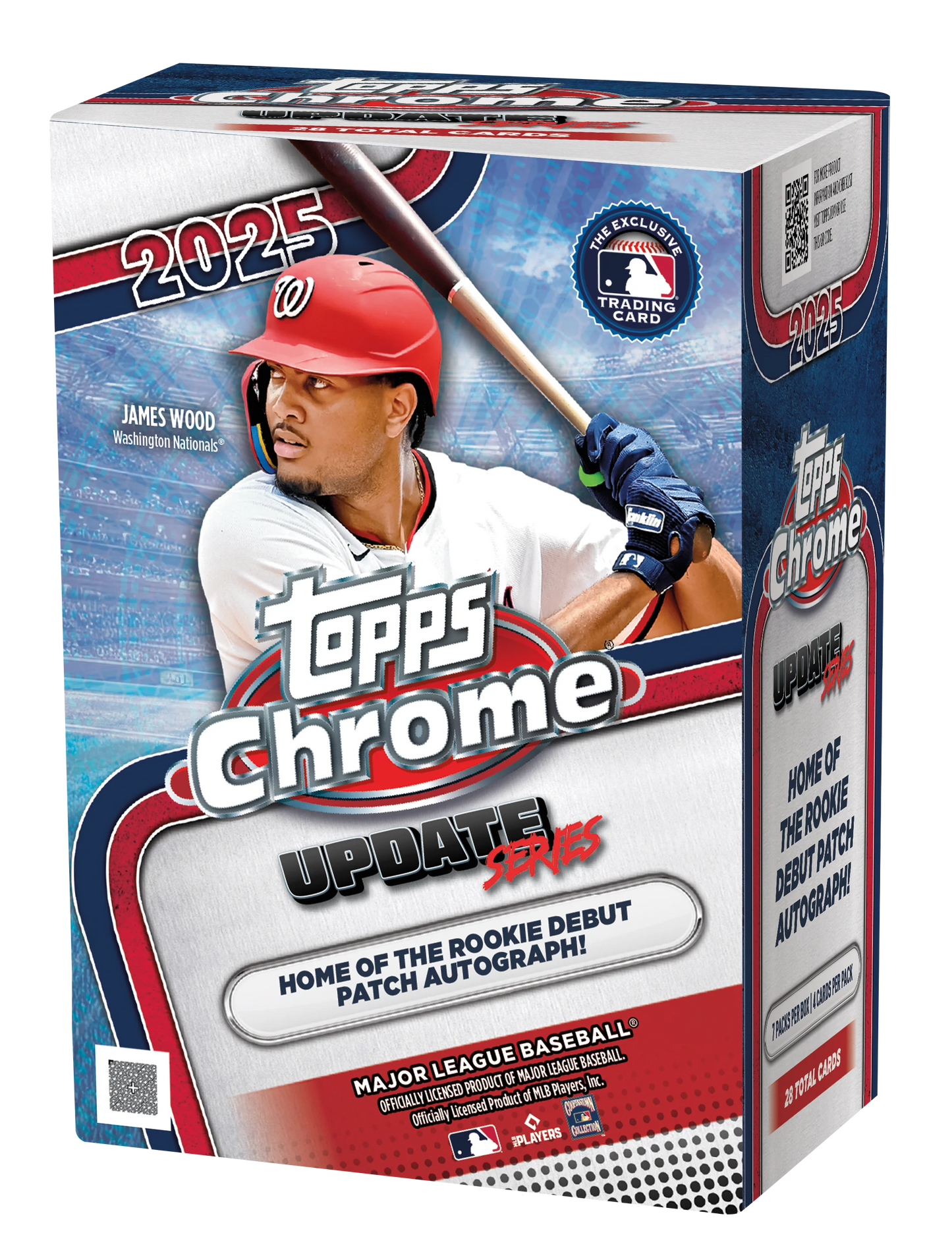 2025 Topps Chrome Baseball Update Series Blaster Box