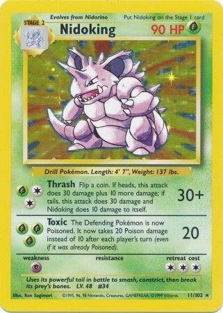 Nidoking - Base Set (BS) 11/102
