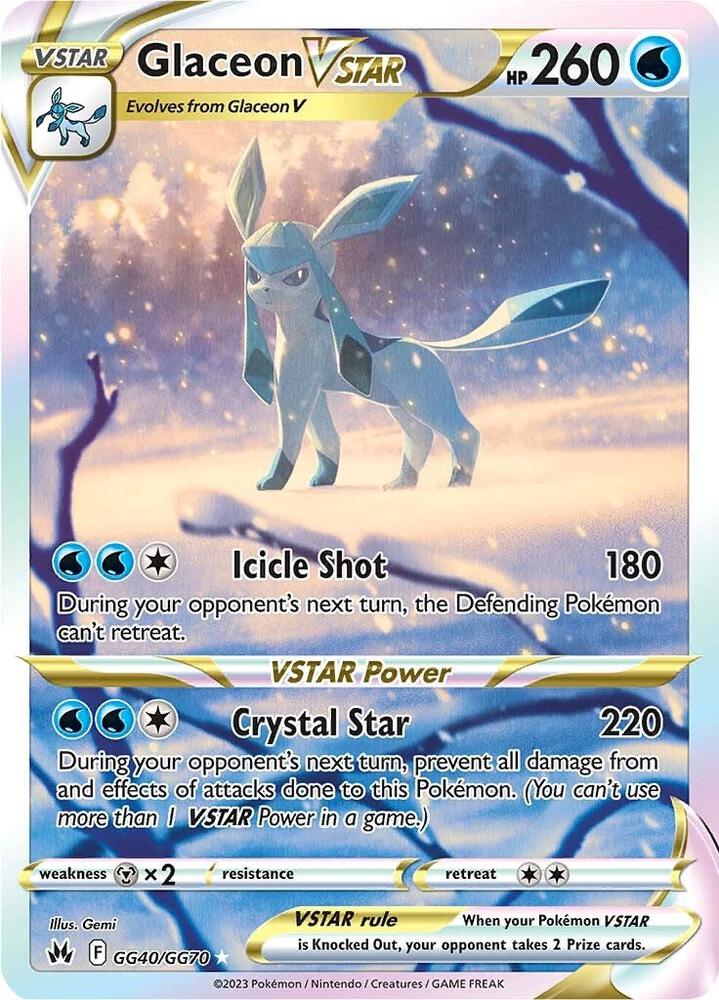 Glaceon VSTAR - SWSH: Crown Zenith: Galarian Gallery (CRZ:GG)