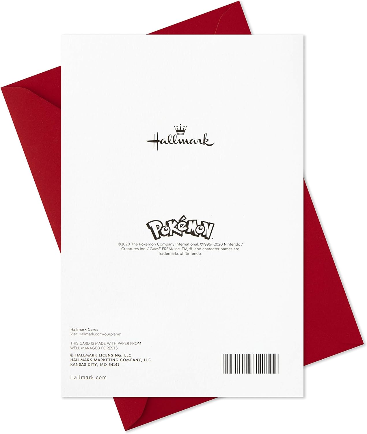 Hallmark Pokémon Card, Love Card (Pikachu, I Choose You)
