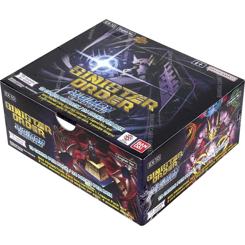Digimon TCG: Sinister Order Booster Display