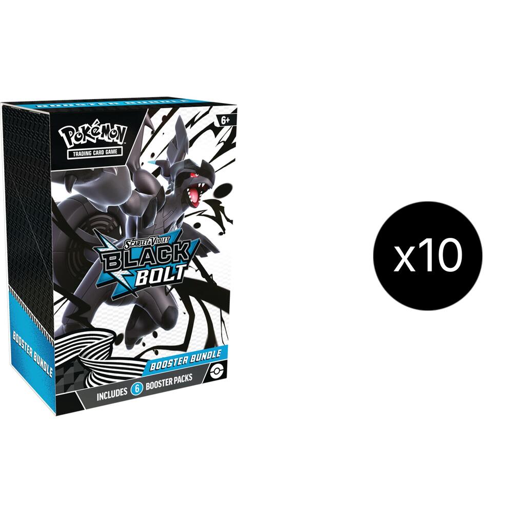 Black Bolt Booster Bundle Display - SV: Black Bolt (BLK) (SEALED)