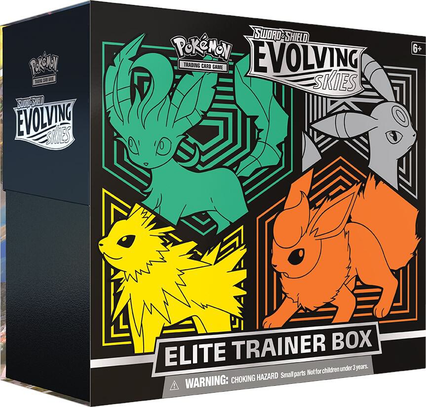 Damaged Evolving Skies Elite Trainer Box [Flareon/Jolteon/Umbreon/Leafeon] - SWSH07: Evolving Skies (SWSH07)