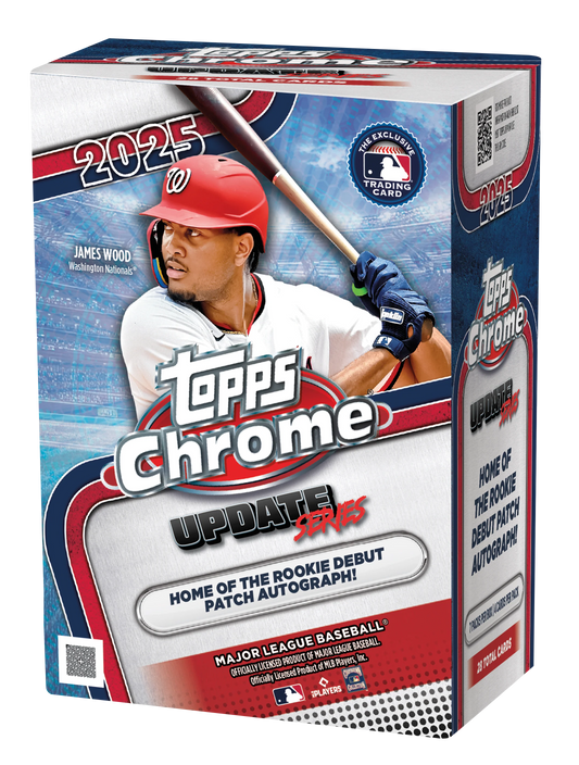 2025 Topps Chrome Baseball Update Series Blaster Box