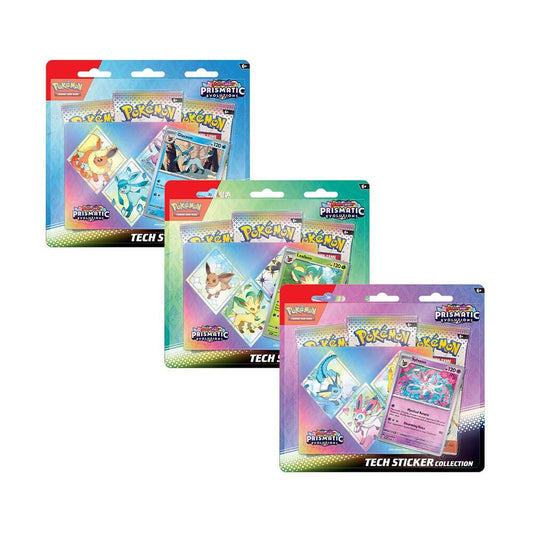 Prismatic Evolutions Tech Sticker Collection Random