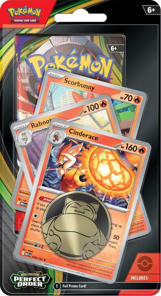 Perfect Order Premium Checklane Blister [Cinderace Line] - ME03: Perfect Order (ME03)
