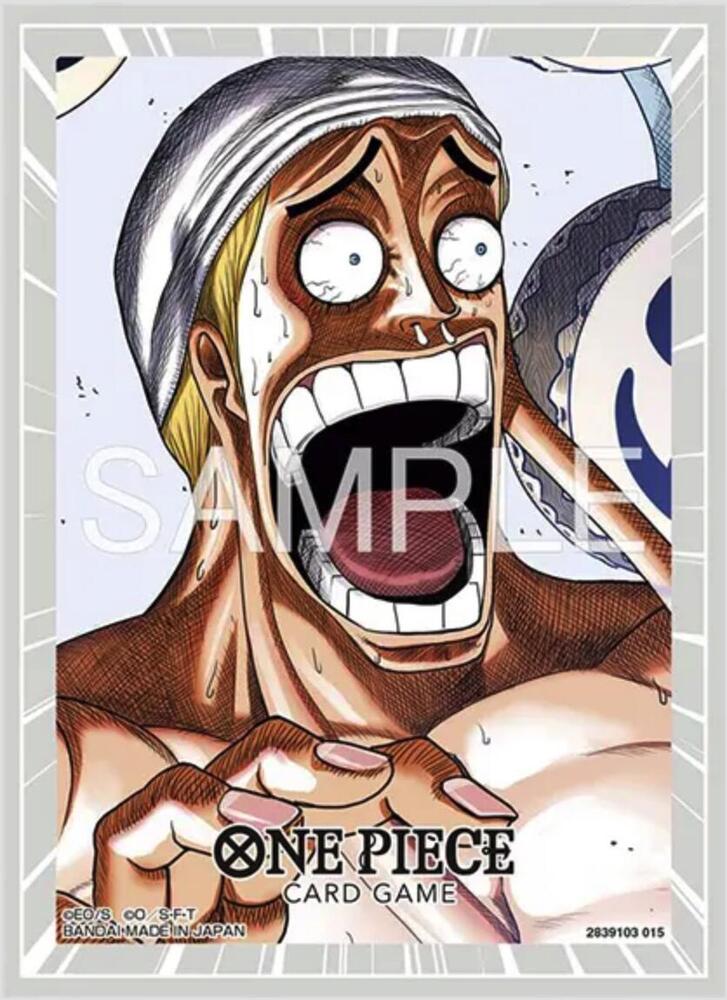 One Piece Card Game Official Sleeves - Enel (70-Pack) - Bandai Card Sleeves