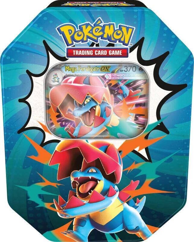 Ascended Heroes Tin [Mega Feraligatr ex] - ME: Ascended Heroes (ASC)