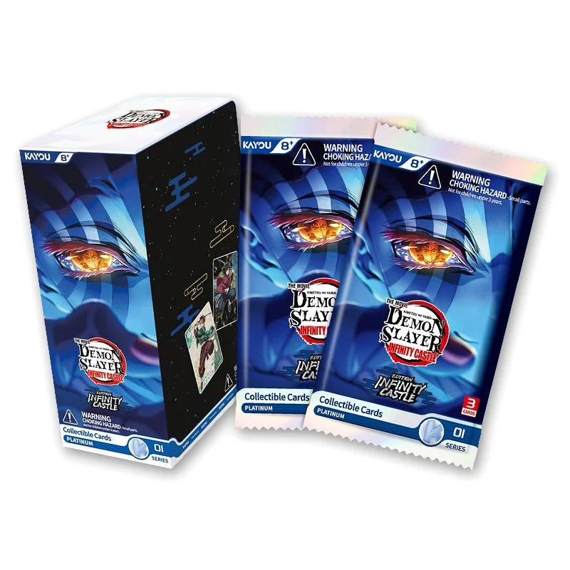 Demon Slayer: Kimetsu no Yaiba Infinity Castle Collectible Cards: Infinity Castle Edition 001 Booster Display