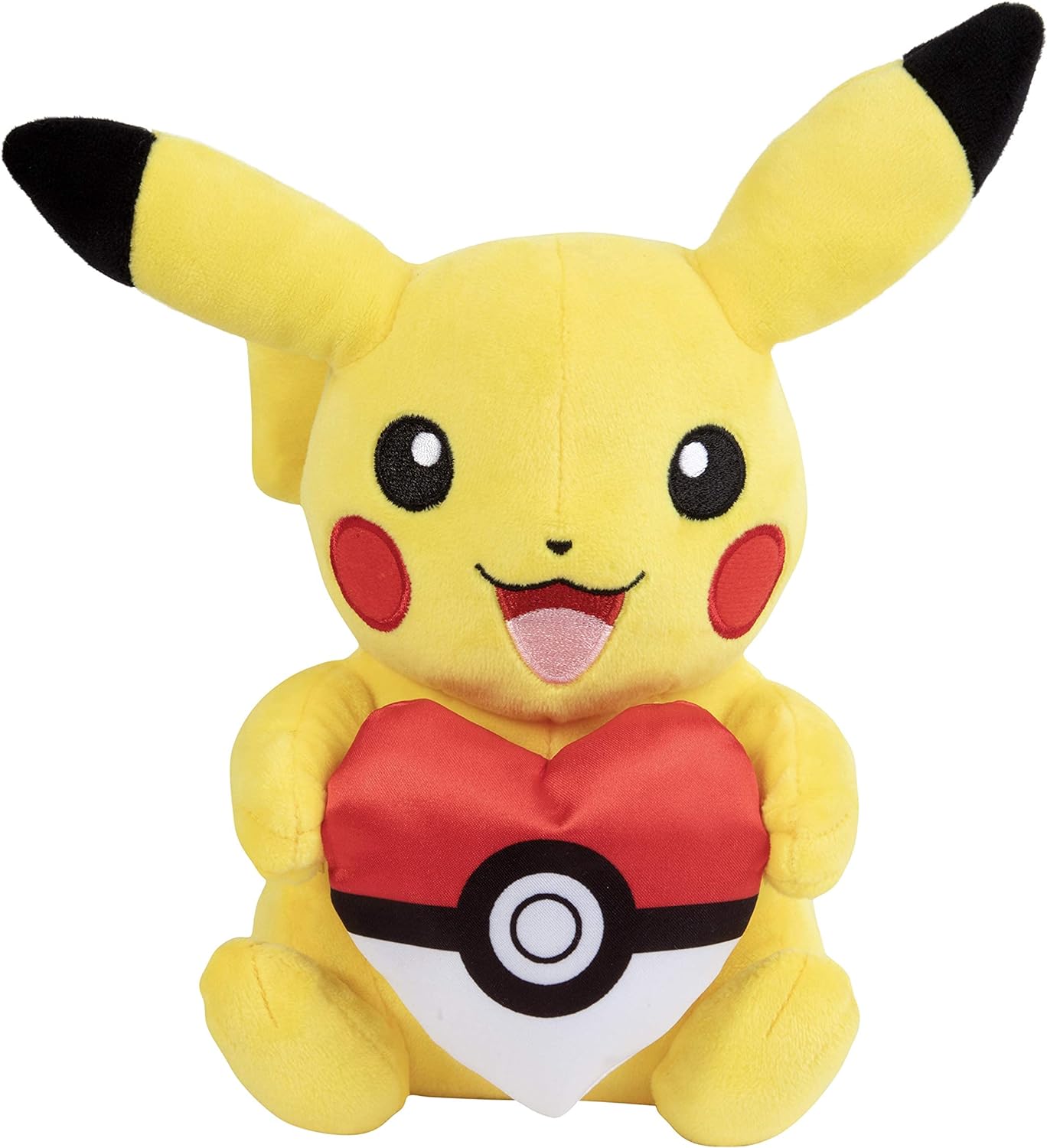 Pokémon Valentine’s Day 8” Pikachu with Heart Poke Ball Plush