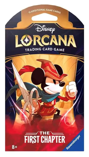 lorcana booster box card list Disney Lorcana: The First Chapter Sleeved Booster Pack