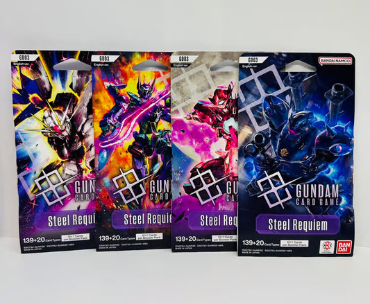 Steel Requiem Sleeved Booster Pack - Steel Requiem (GD03)