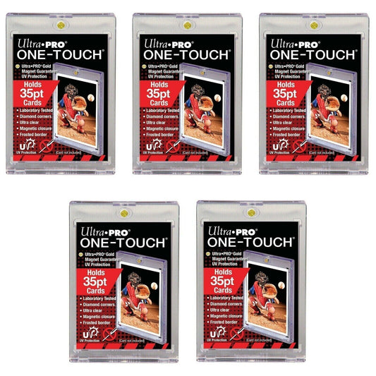 Ultra Pro One-Touch Magnetic Card Holder 35pt Point 5 Pack